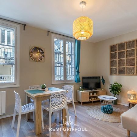 Emeraude Cozy Nest 3 Heart Of Historic District 2 Guests Honfleur Buitenkant foto