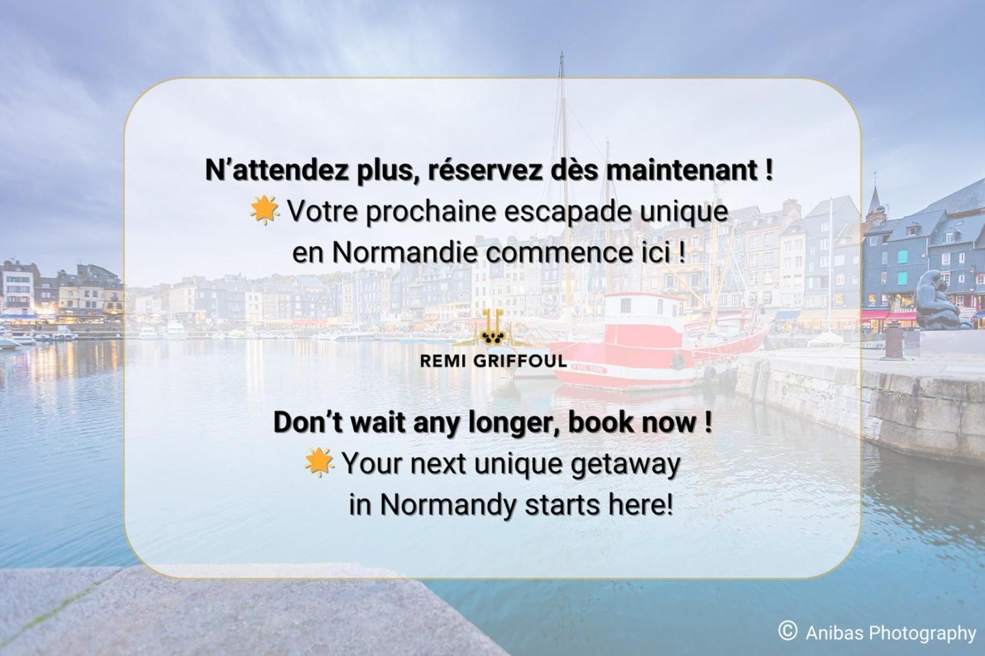 Emeraude Cozy Nest 3 Heart Of Historic District 2 Guests Honfleur Buitenkant foto